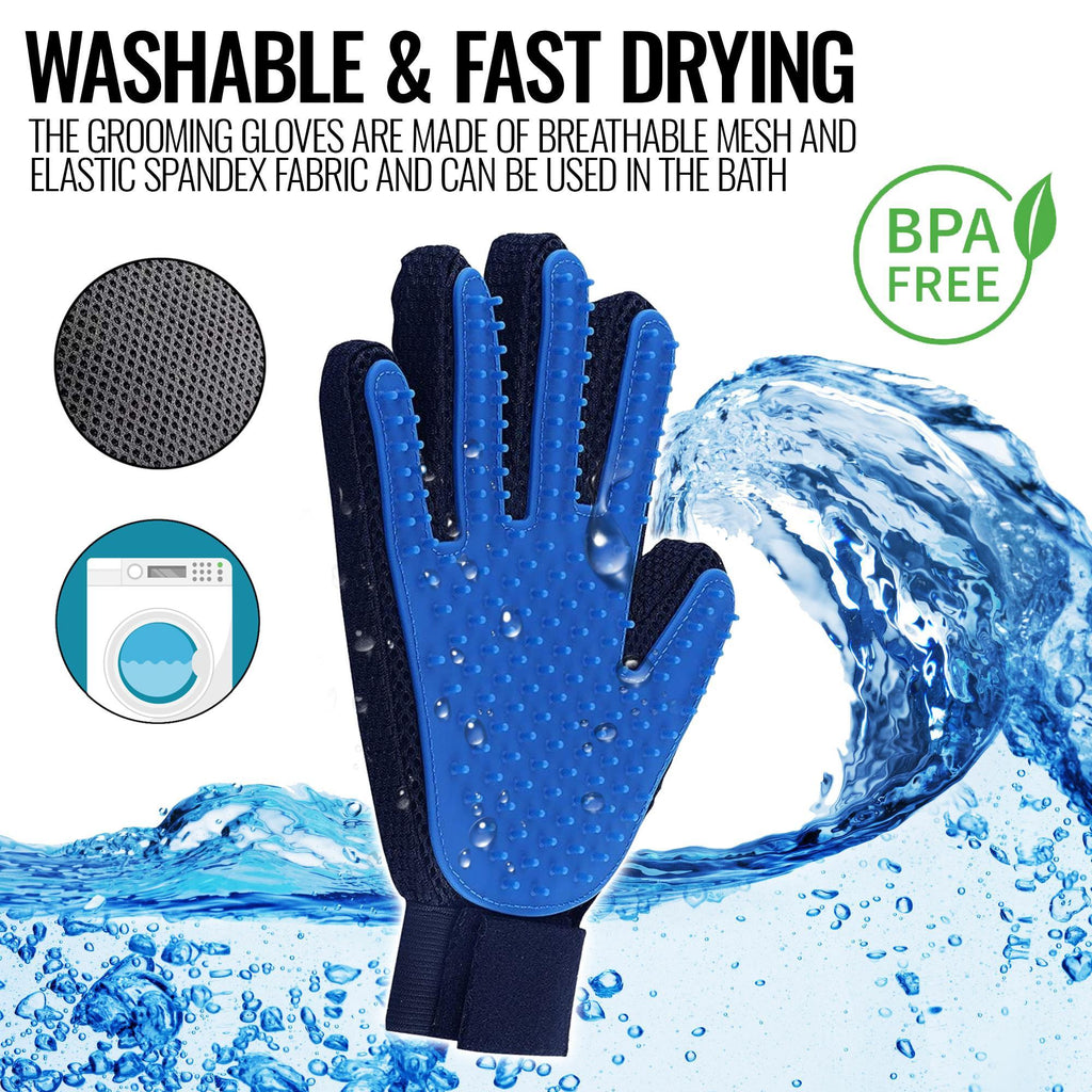 Nuzzl Deshedding Grooming Gloves